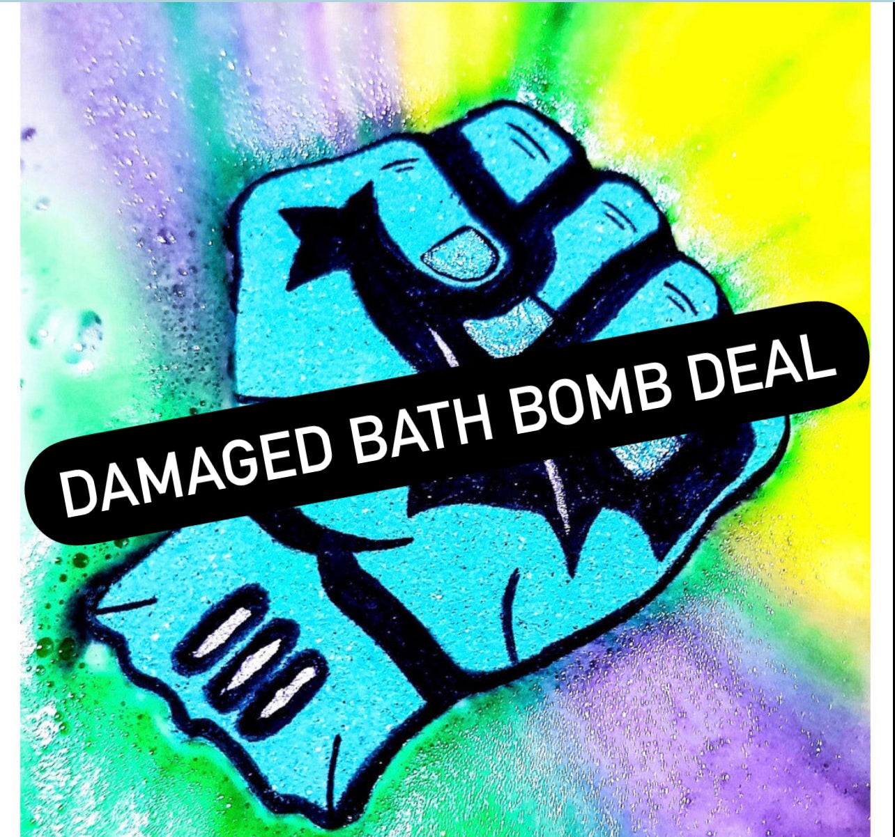 Damaged Mighty Fist Bath Bomb