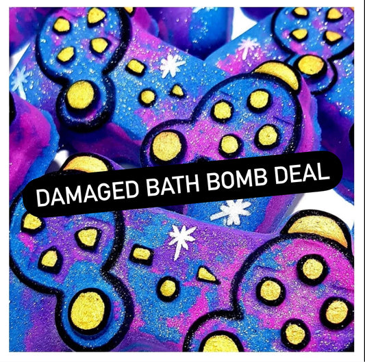 Damaged Galaxy Gamer Bath Bomb