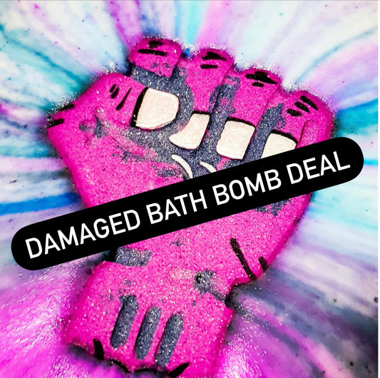 Damaged Girl Power Fist Bath Bomb