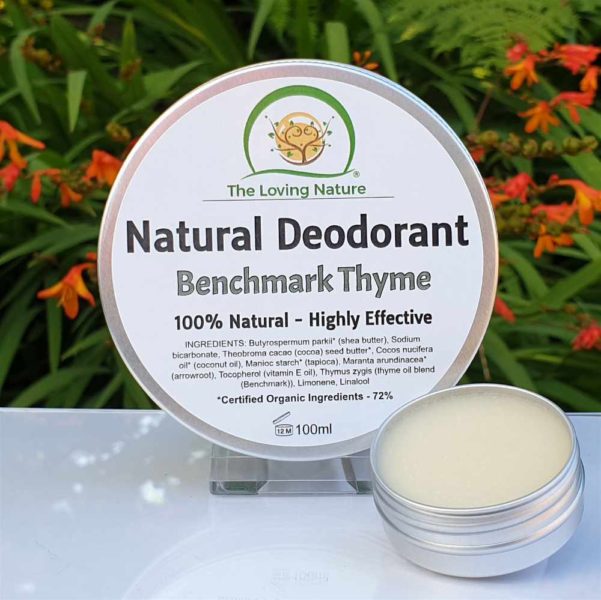 Natural Deodorant Benchmark Thyme - The Beauty Vault