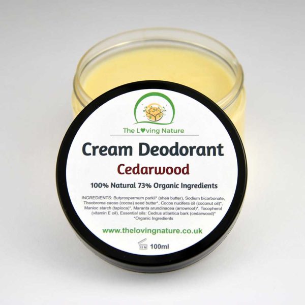 Natural Deodorant Cedarwood - The Beauty Vault