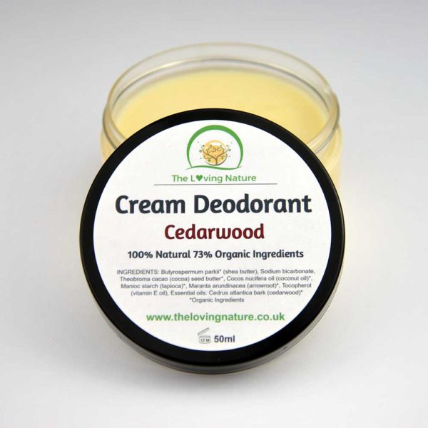 Natural Deodorant Cedarwood - The Beauty Vault
