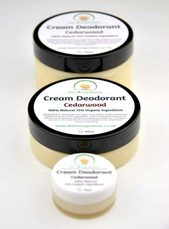 Natural Deodorant Cedarwood - The Beauty Vault