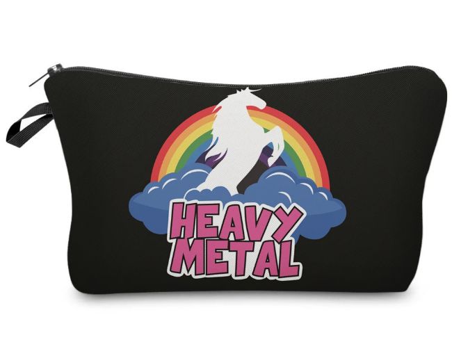 Heavy Metal Unicorn Makeup Bag - The Beauty Vault