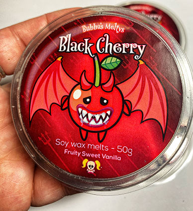 Black Cherry Spooky Bat Clam Pop