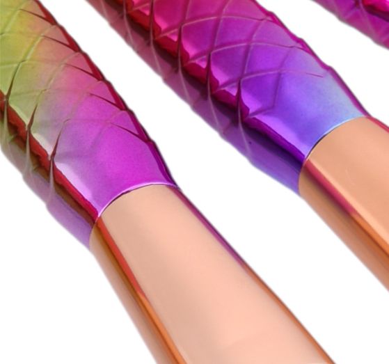 Rainbow Mermaid Brush Set - The Beauty Vault