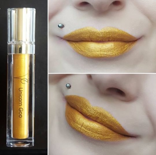 Unicorn Goo (Metallic Liquid Lipstick) Gold - The Beauty Vault