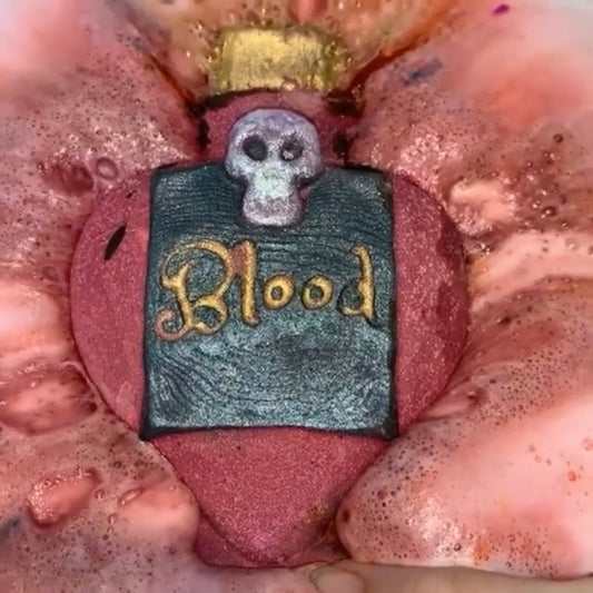 Blood Bottle Bath Bomb